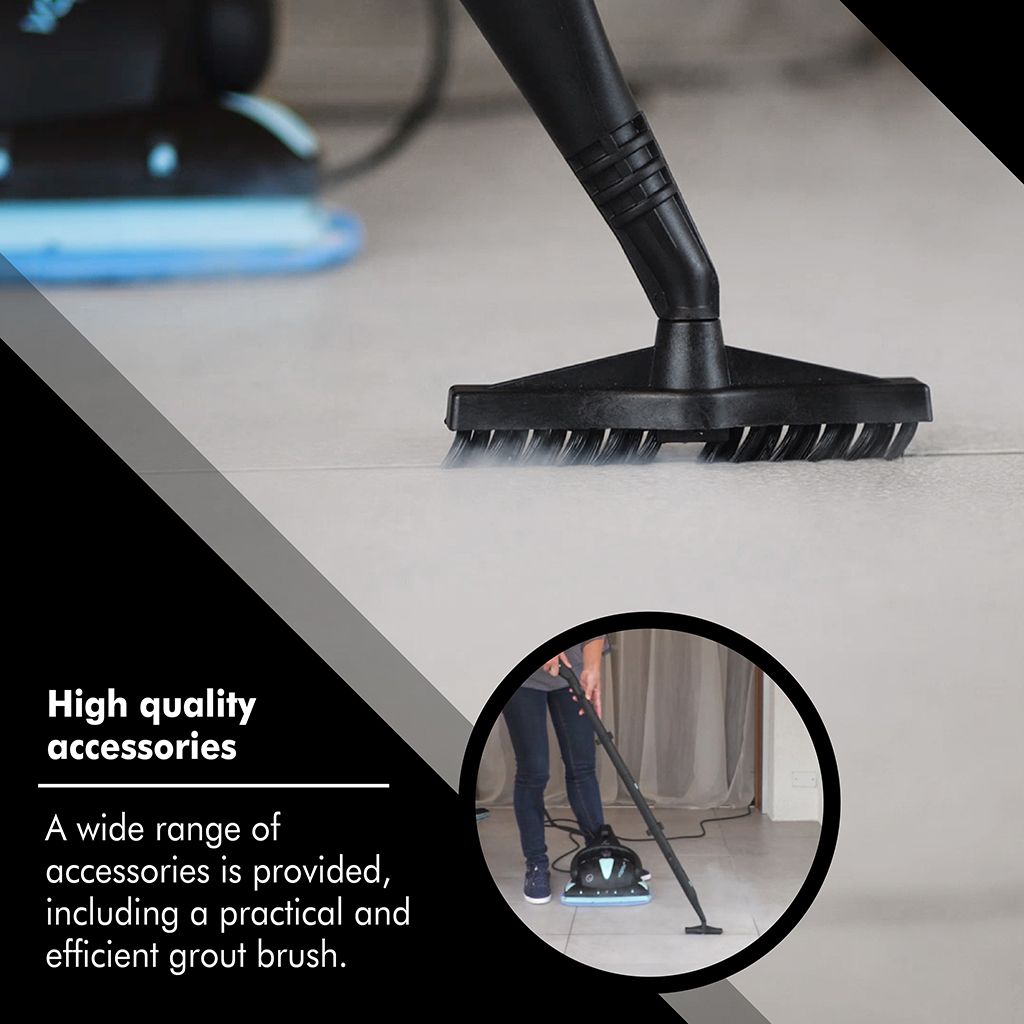Euroflex Vapour Pro M4S Steam Mop & All-In-One Steam Cleaner with Ultra Dry  Steam™ Technology; 18-Piece System; Steam Cleaning Power at 275°F & 40